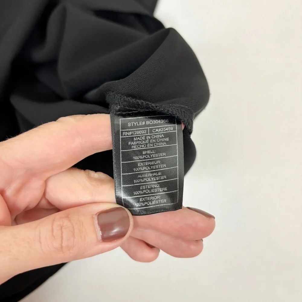 Steve Madden Adelie Top in Black Onyx Size M